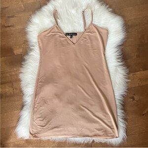 For Love & Lemons Nude Slip Dress Lining Adjustable Strap Size L